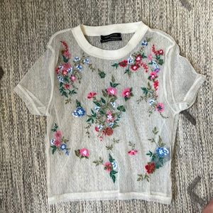 Urban outfitter floral shirt